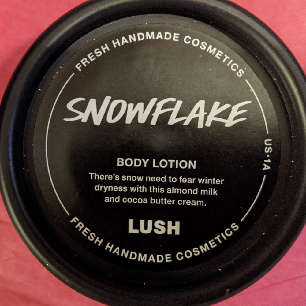 Lush Snowflake lotion (small size)